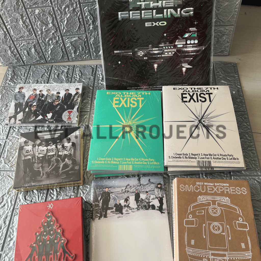 READY STOCK EXO ALBUM DFTF EXIST DMUMT MIRACLE IN DECEMBER LOVE ME RIGHT SMCU PALACE