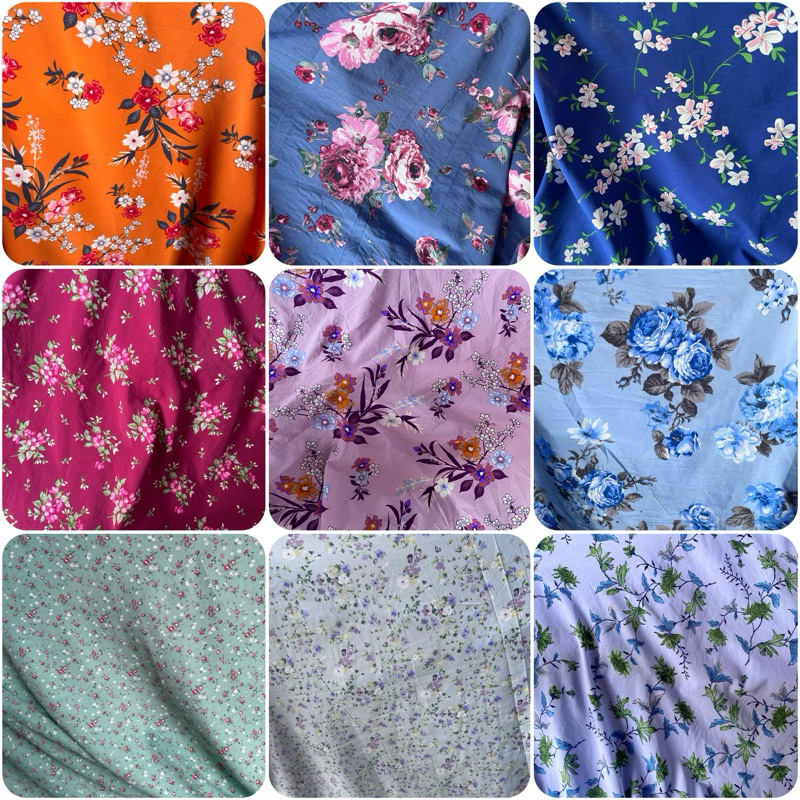 Kain Silk Premium | Bahan Mukena Travelling | Silk Premium Motif | Kain Baby Silk Motif | Baby Silk 