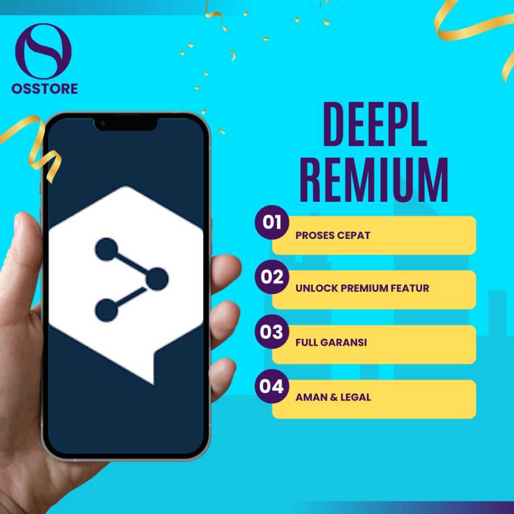 Deepl Premium Murah Bergaransi 1 Tahun - The world's most accurate translator