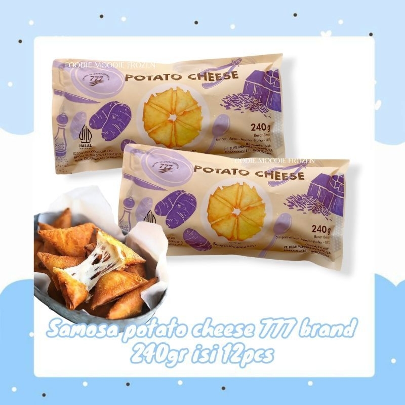 

777 samosa potato cheese kentang keju isi 12pcs