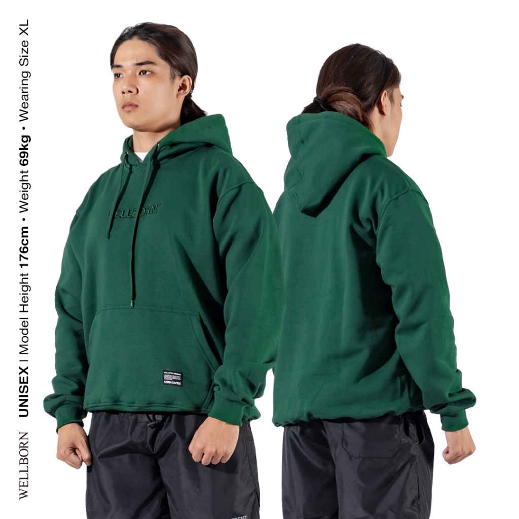 Wellborn Bold Hoodie Forest Green