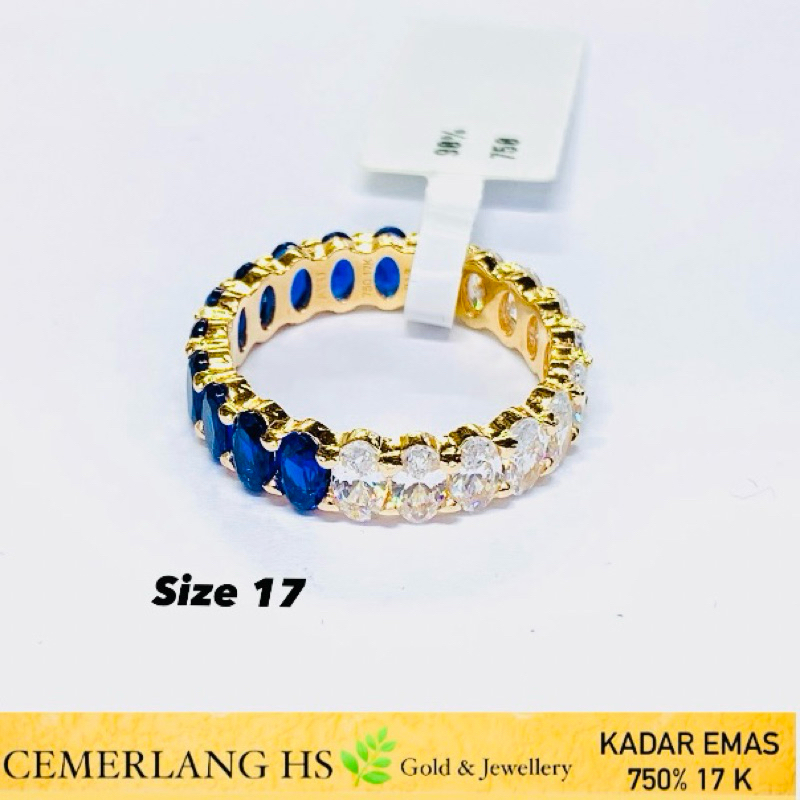 cincin emas fashion italy 17k
