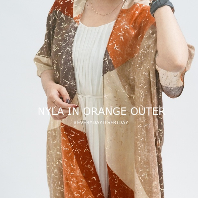 ITSFRIDAY NYLA ORANGE Outer