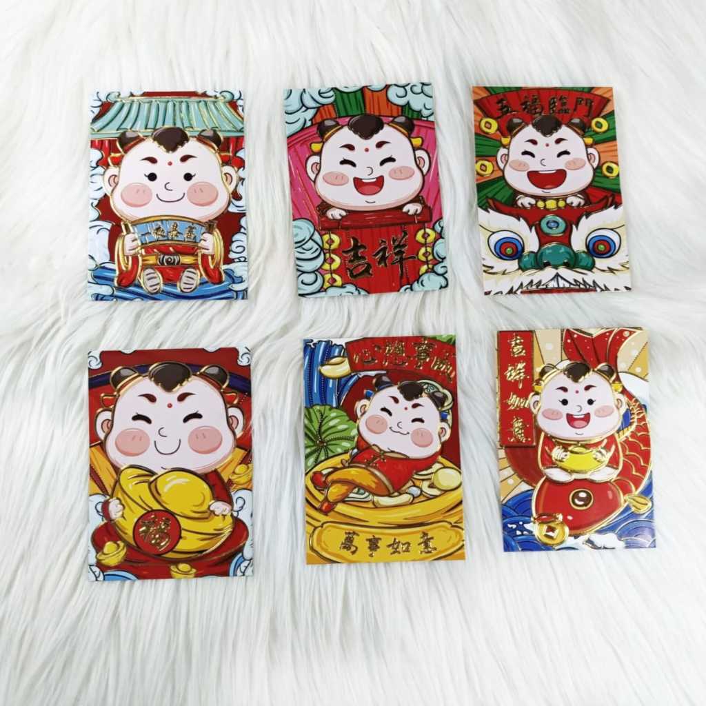 

Angpao Imlek Anak 4001 Kertas Artpaper Ukuran Standar Untuk Uang Kertas Dilipat Isi 6 Lembar Sesuai Gambar