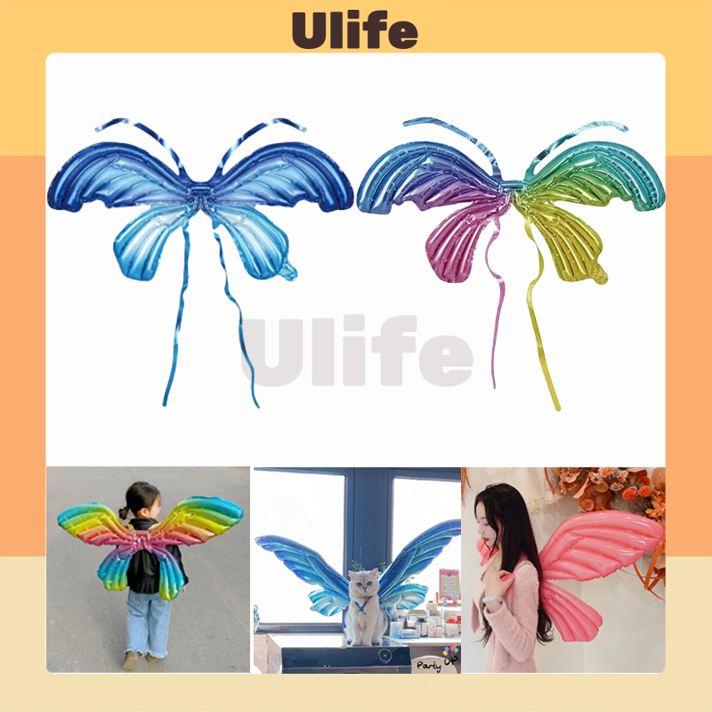 Balon Foil Sayap Kupu Sayap Kupu-Kupu / Balon Kupu-kupu Sayap / Tahun Dekorasi Ulang Tahun Sayap Uni