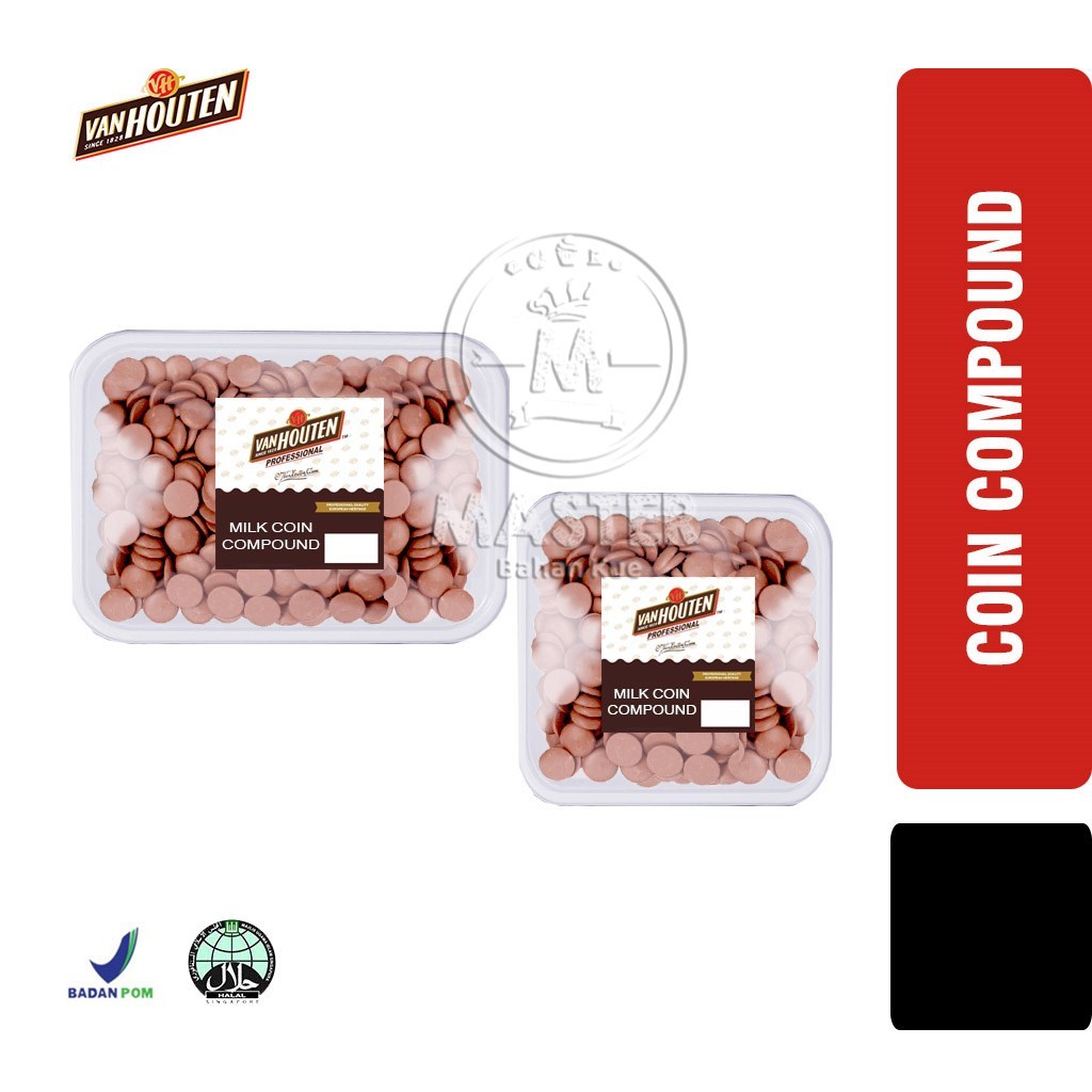 Milk Compound Coin Van Houten / Coklat Compound Susu [Thinwall]