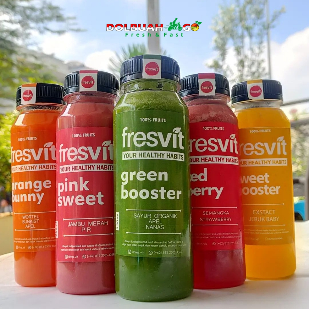 

FresVit Juice Buah Asli Jus Segar 500ml Premium - Dolbuah