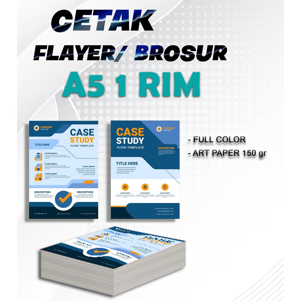 

Cetak Brosur / Leaflet Ukuran A5 1 RIM Murah Hemat dan Berkualitas!