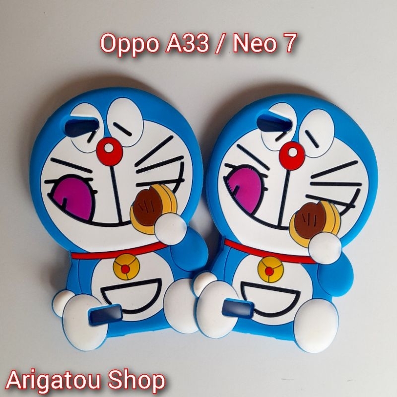Oppo A33 Neo 7 Case Softcase Boneka Karakter Doraemon