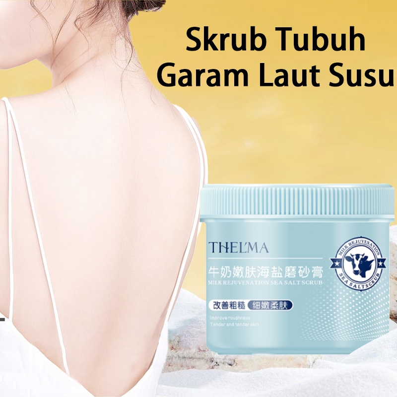 lulur susu pemutih badan 400g Pengelupasan mencerahkan warna kulit pengelupasan kulit