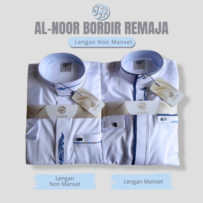 Jubah Alnoor Bordir Remaja
