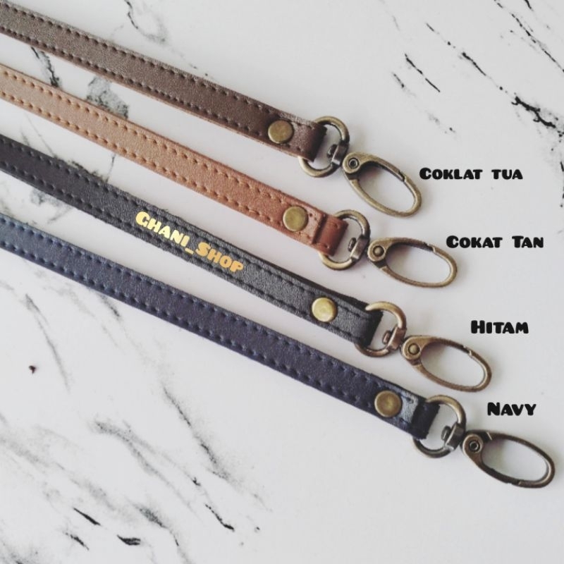 

Tali ID Card Kulit Tali Name Tag Holder Bahan Kulit