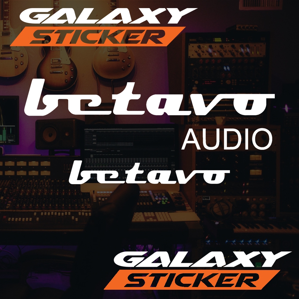 

cutting sticker hardcase box sound system betavo.stiker alat musik logo betavo audio