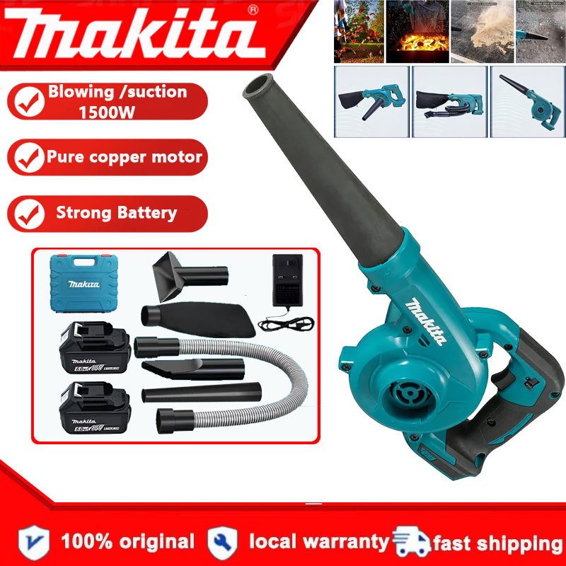 Makita 1080w Floor Car Corner Powerful Dust Collect Cordless Hair Dryer Portable 2 in 1 Electric Hai