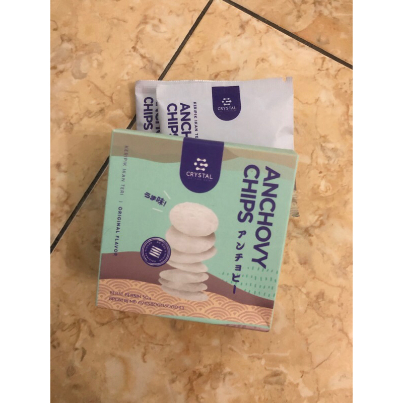 Crystal of the Sea Anchovy Chips isi 7 sachet