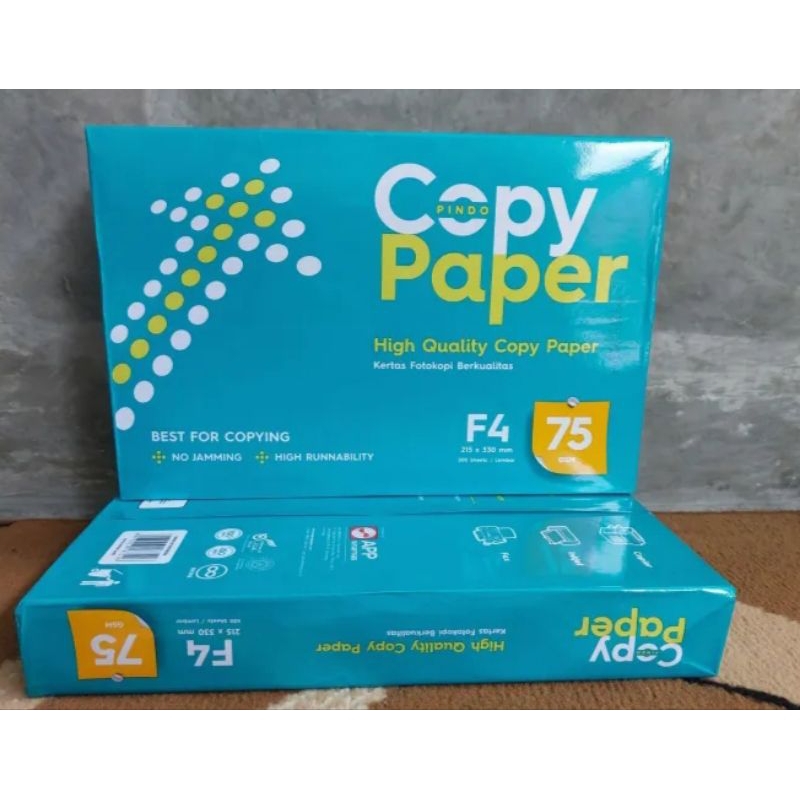 

Kertas HVS A4 & F4 75 Gram copy paper - 1 RIM 500 Lembar