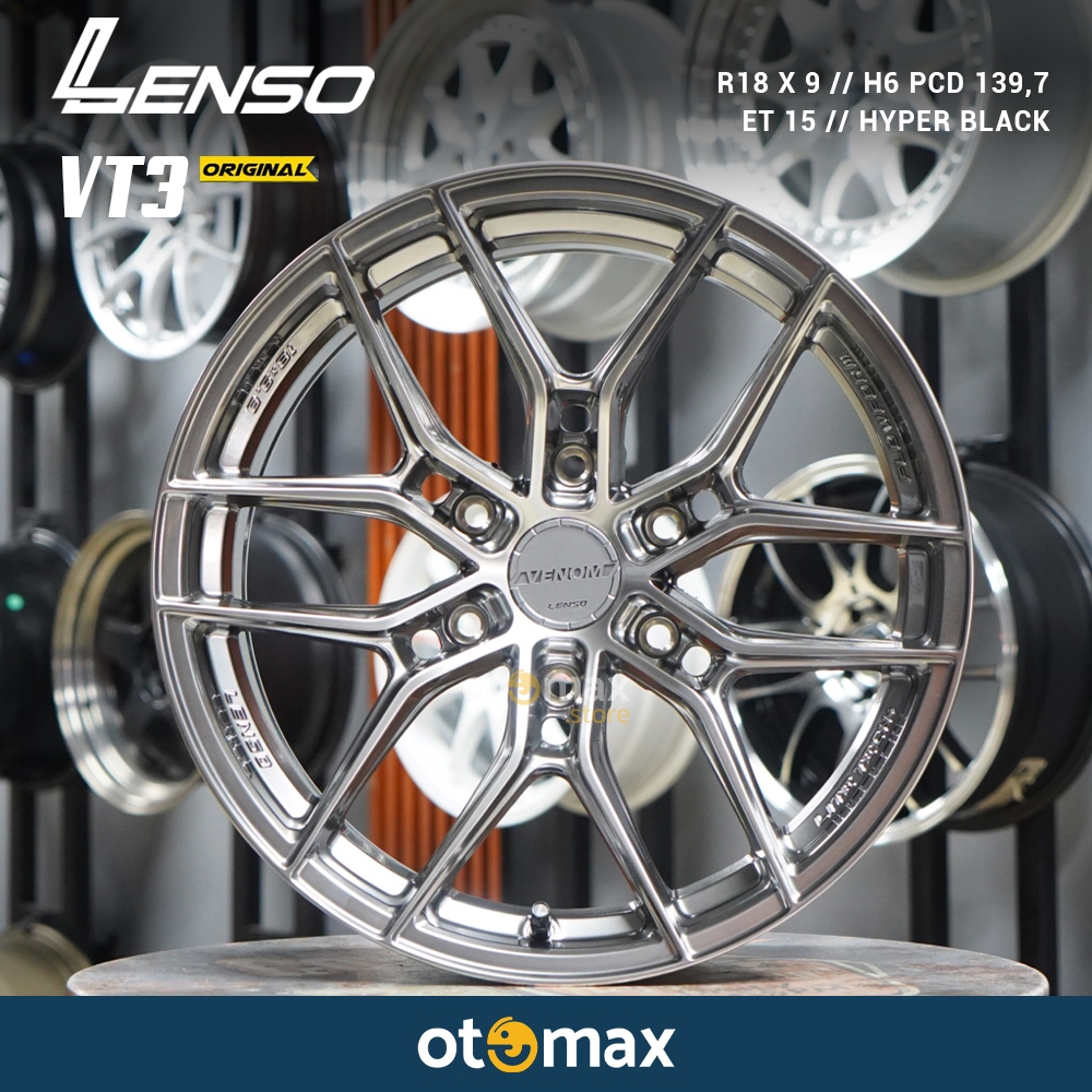 Velg Mobil Lenso Venom VT3 Original Ring 18 Hyper Black