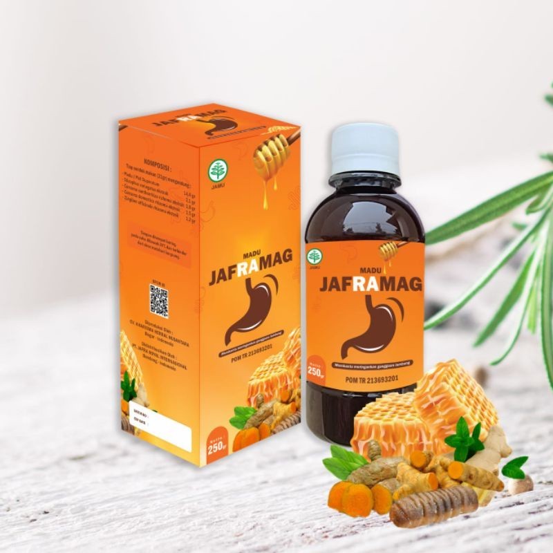 

Madu Lambung Jaframag Herbal Alami Asam Lambung Gerd Maag Mual dan Kembung Original