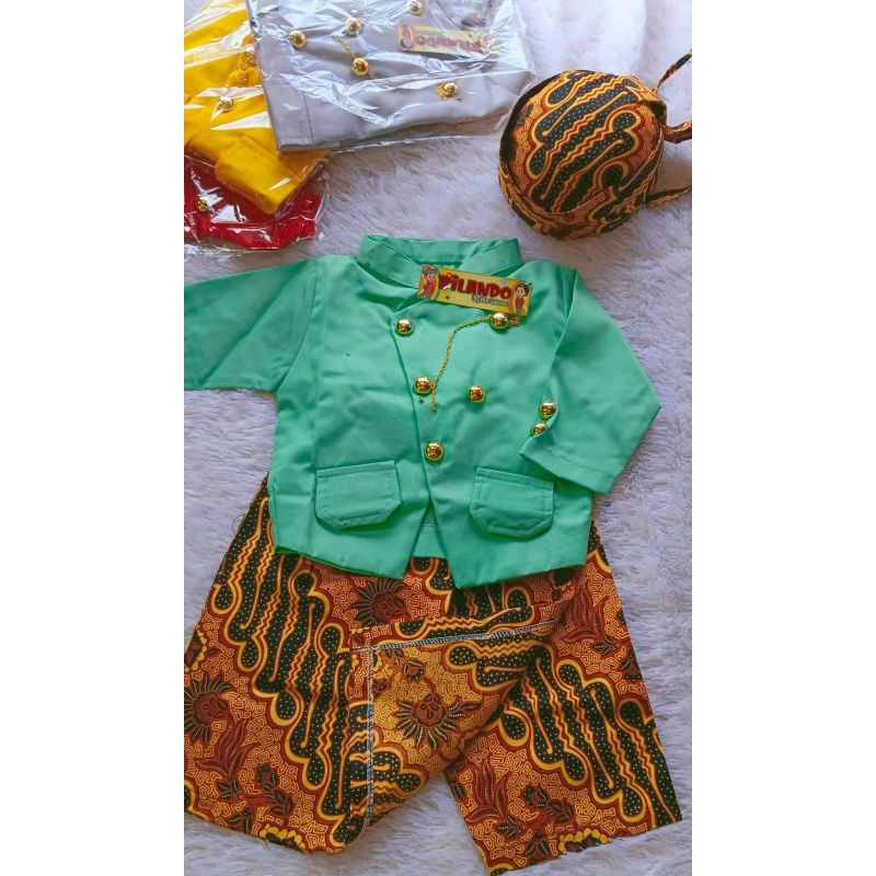 beskap bayi //beskap anak//basofi bayi//baju tedak siten