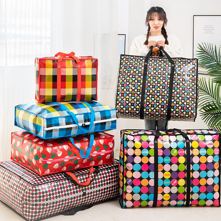 LANGSUNG BELI GAN Tas Mudik  Tas Karung Plastik Laundry Shopping Bag Tas Souvenir  TAS KARUNG BESAR