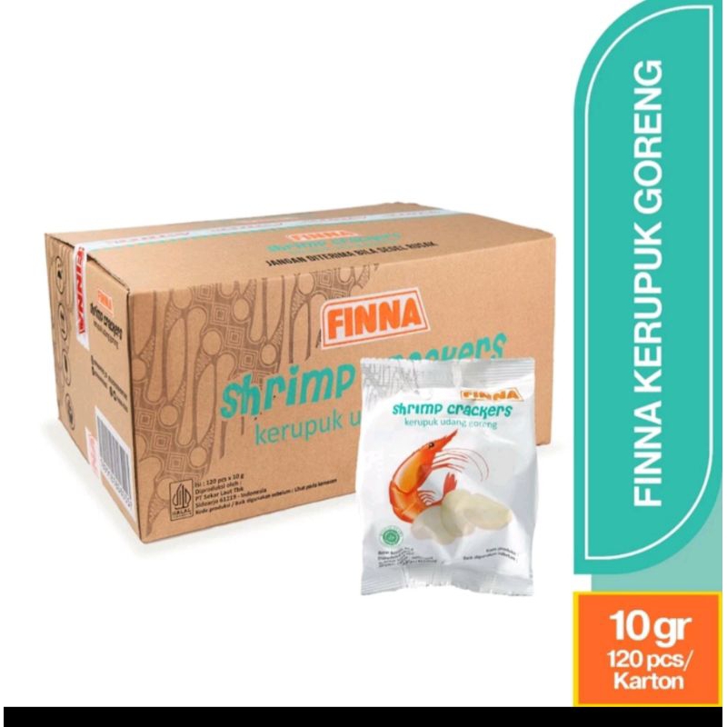 

KRUPUK FINNA SIAP MAKAN ISI 120 PCA