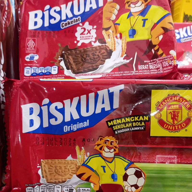 

Biskuat Biscuit Original/Cokelat Extra 106g