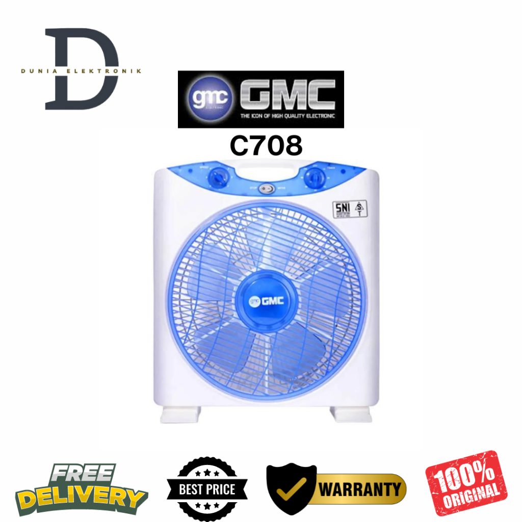 KIPAS ANGIN MEJA GMC - GMC 708 - 12 INCH