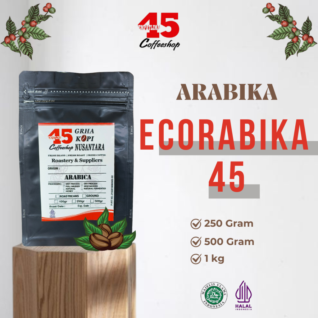 

Kopi Arabika Ecorabika 45