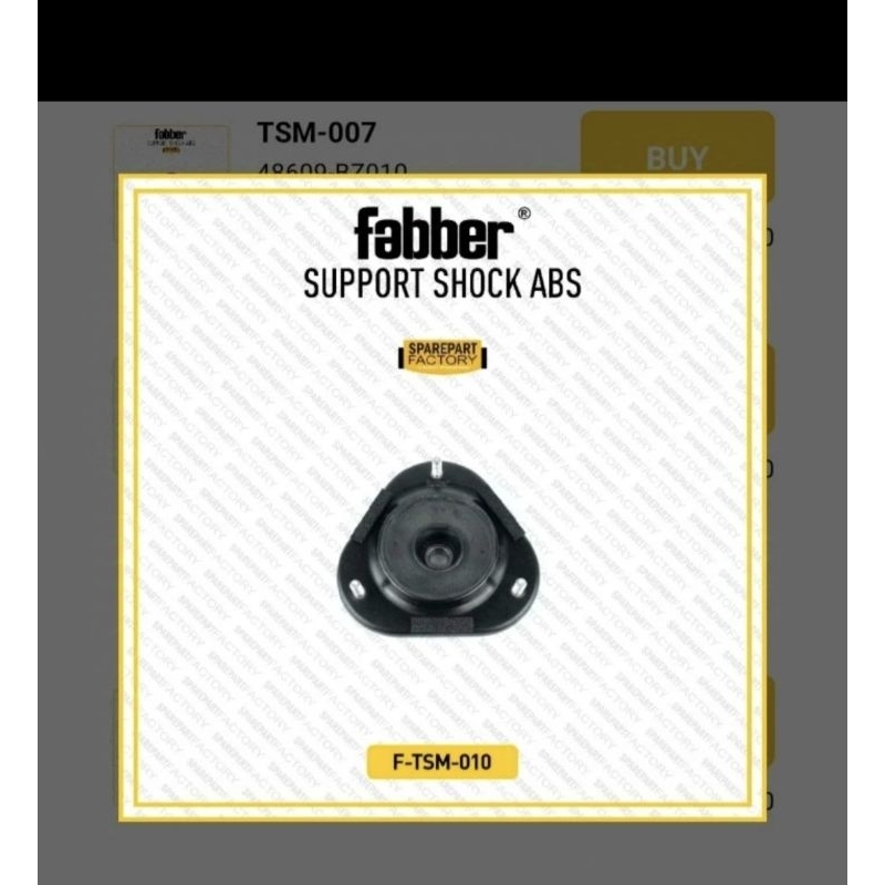 Support shockbreaker sokbeker DEPAN FABBER TWINCAM