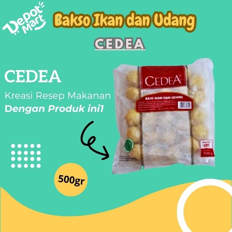 

Cedea Baso Ikan dan Udang 500gr Fish and Shrimp Meatball DepotMart