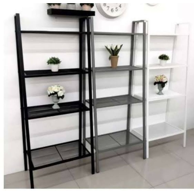 Informa Rak Besi Metal 4 Tingkat Libie / Rak Besi Metal Tempat Penyimpanan Serbaguna