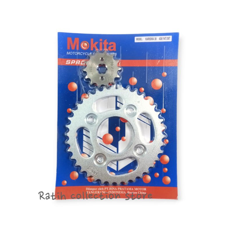 Gir Gear Belakang Karisma Supra fit new Supra X125 38T 14T