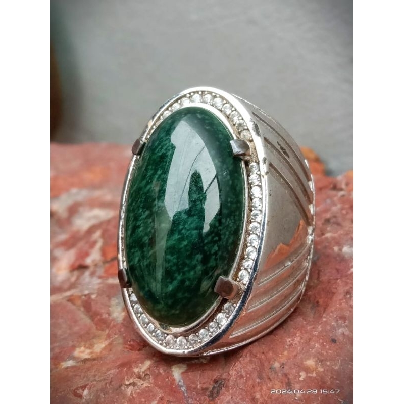 Natural Giok Nabire Jadeite Jade Type Super