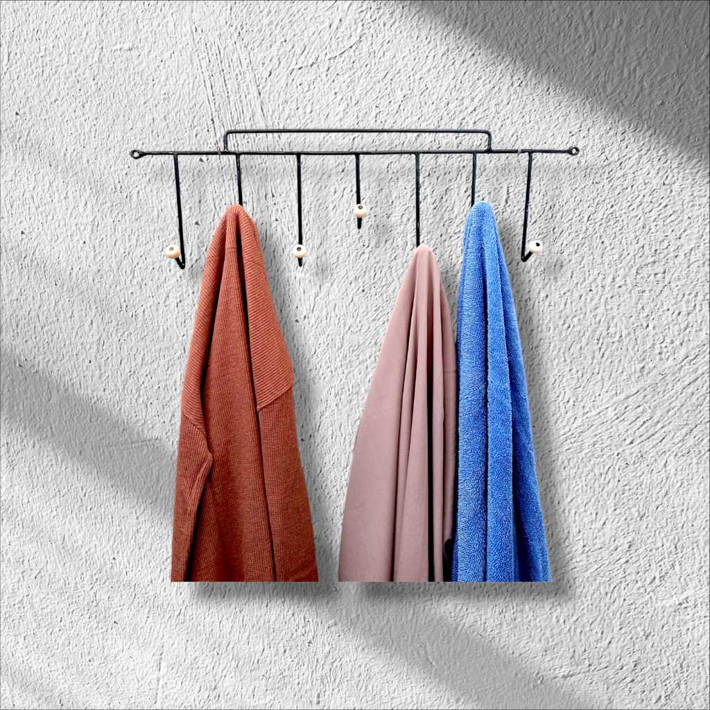 GANTUNGAN BAJU DINDING - GANTUNGAN HANDUK KAMAR MANDI - GANTUNGAN BAJU DINDING TEMPEL