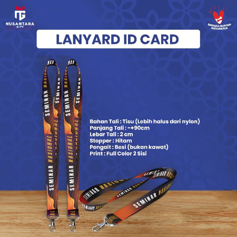 

Lanyard ID Card Included Logo Perusahaan