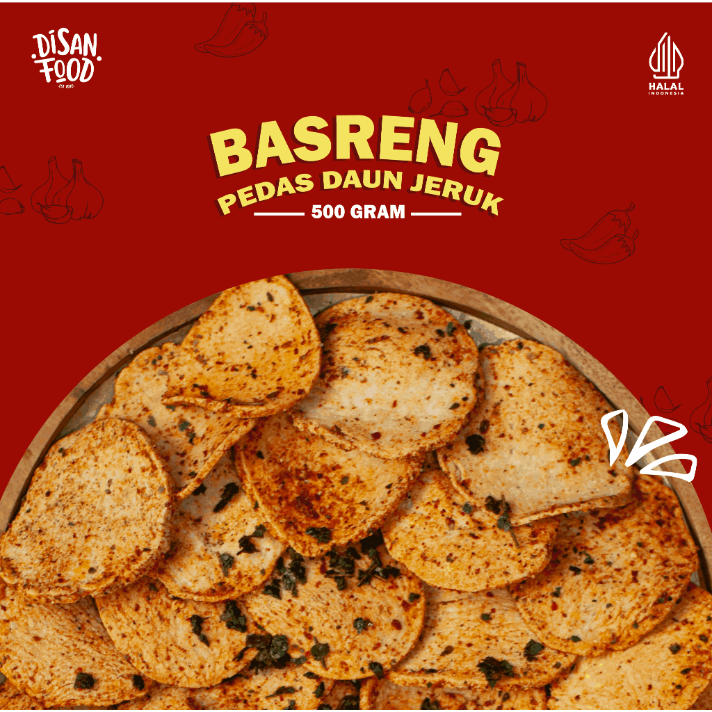

DisanKu Keripik Basreng Pedas Daun Jeruk 500g