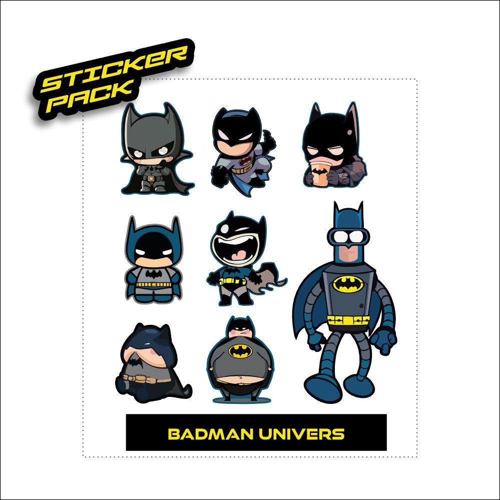 

STIKER PACK BADMAN BAHAN BERKUALITAS STICKER
