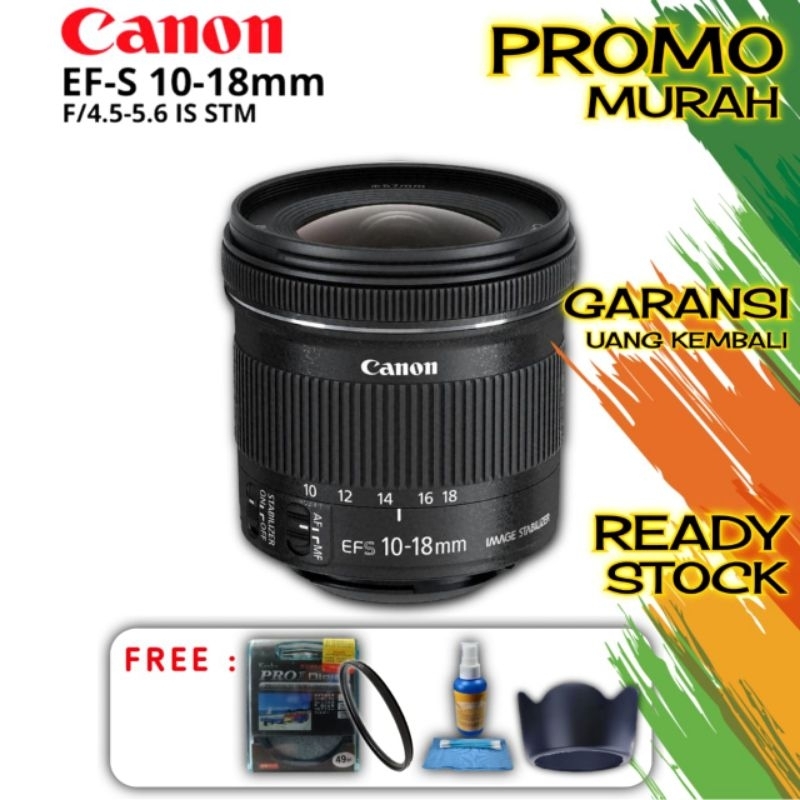 LENSA CANON 10-18MM ORIGINAL