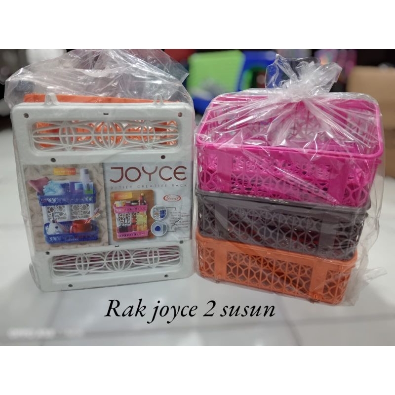 RAK 2SUSUN KAMAR MANDI/RAK 2SUSUN BUMBU DAPUR/RAK JOYCE PLASTIK 2SUSUN DLL