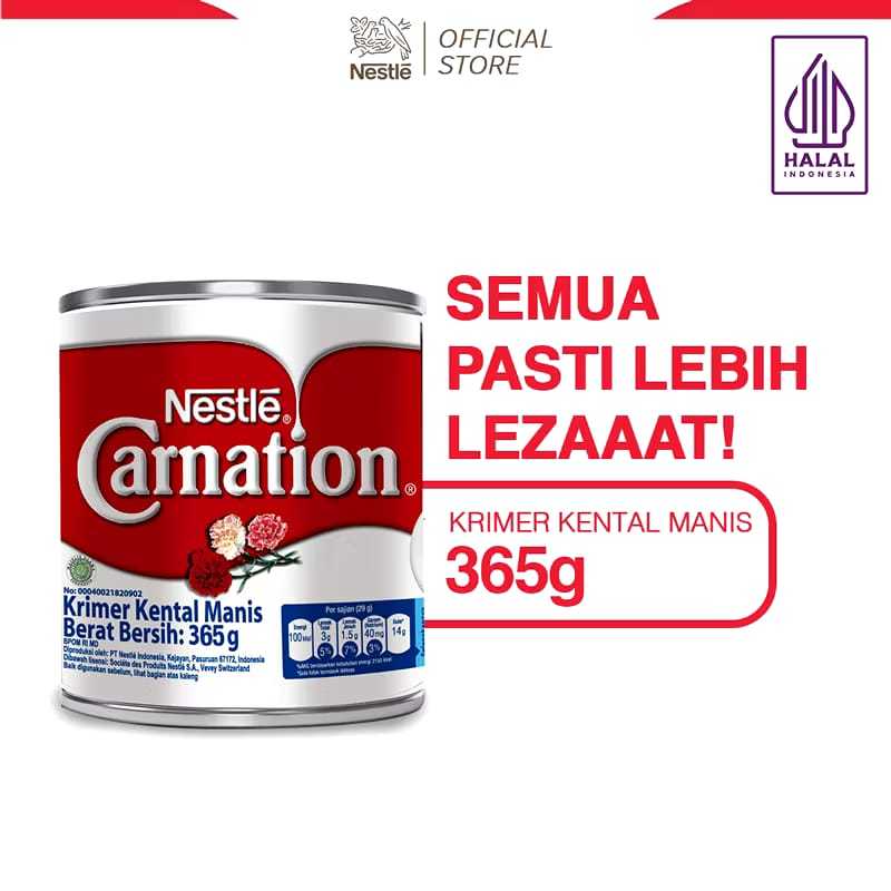 

Carnation Susu Kental Manis 365g