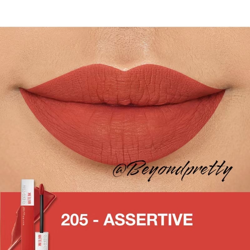 Lipstik Maybelline Super Stay Matte Ink 205 Assertive