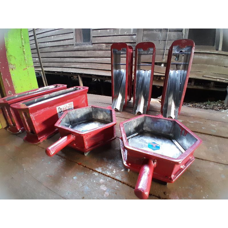 CETAKAN BATAKO UKURAN P 40 L 10 T 20 POLOS BESI TEBAL