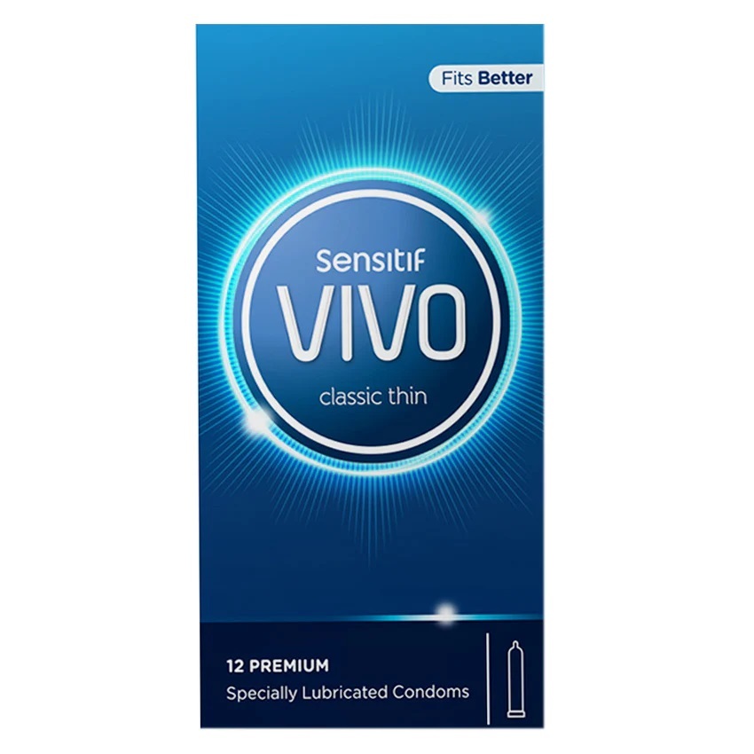 Vivo Classic Thin 12 Kondom Sensitif Vivo Premium Condom