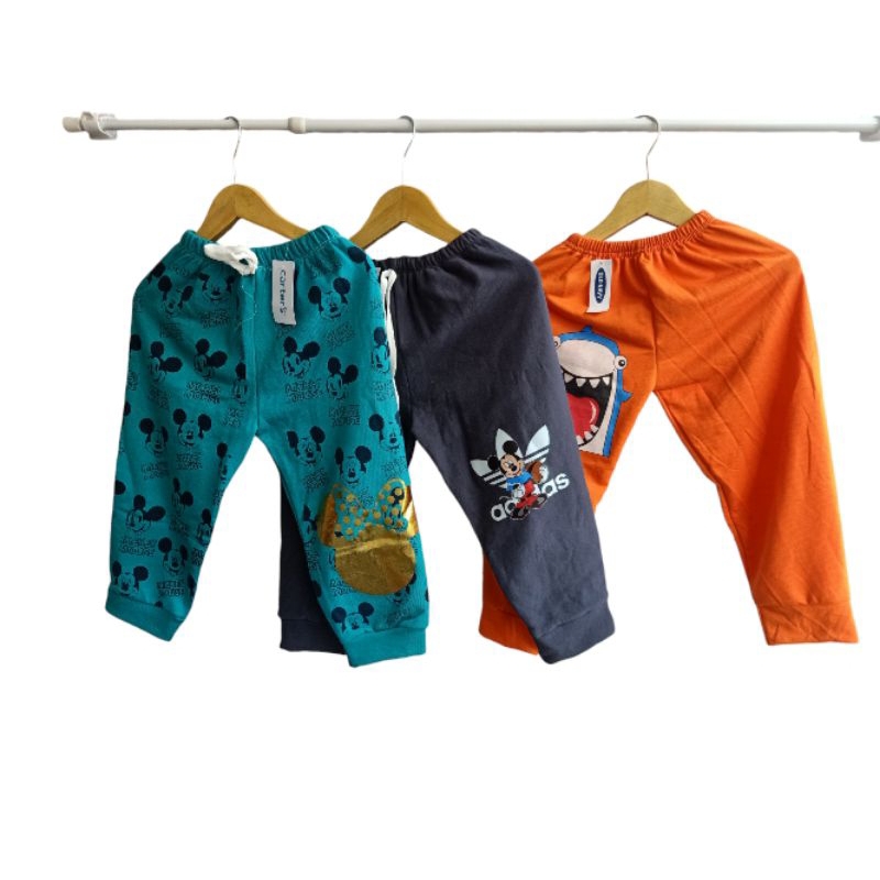 Celana jogger garment kado anak laki-laki usia 4-5 tahun