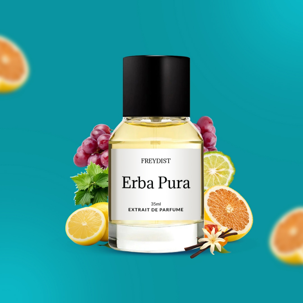 FREYDIST Erba Pura - Extrait de Parfume - Erba Pura - Parfum Pria Wanita Tahan Lama Minyak Wangi