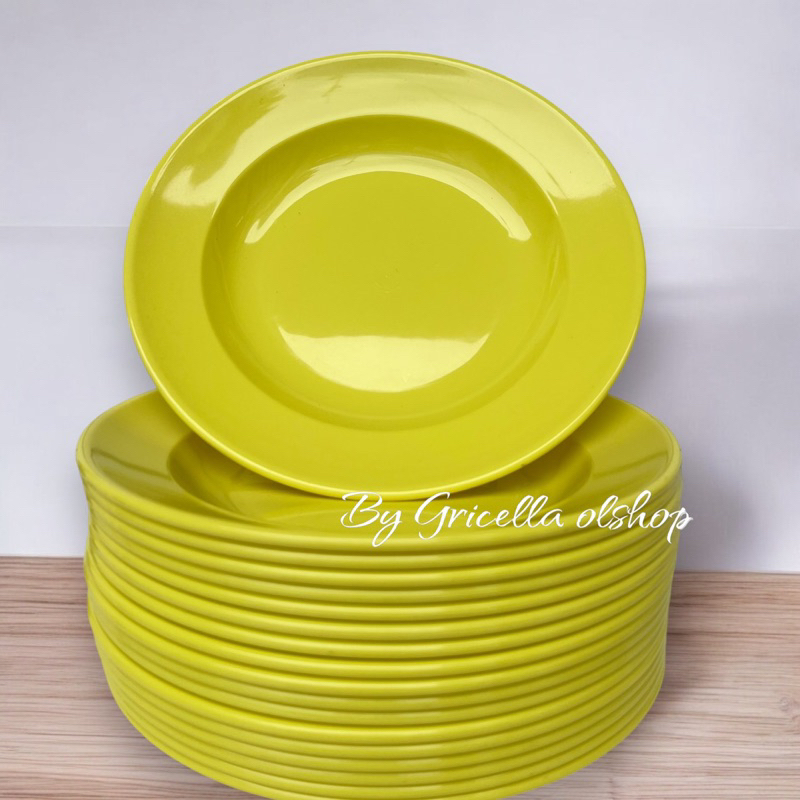 PROMO 1 LUSIN /12 PCS PIRING MAKAN MELAMIN / PIRING MAKAN MELAMIN / PIRING MAKAN