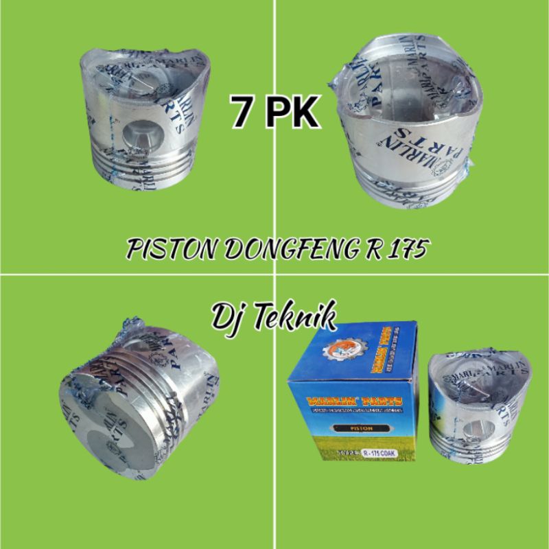 PISTON R 175 DONGFENG MESIN 7 PK / SEHER MESIN DONGFENG R 175 MESIN 7 PK