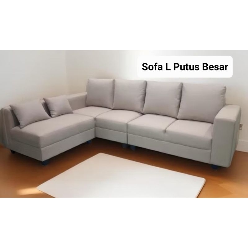 SET Sofa L Jumbo Besar Modern Minimalis TERMURAH