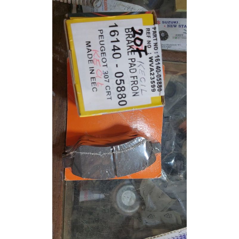 kampas rem depan Peugeot 207 307 kecil brake pad Peugeot 207 307 kecil