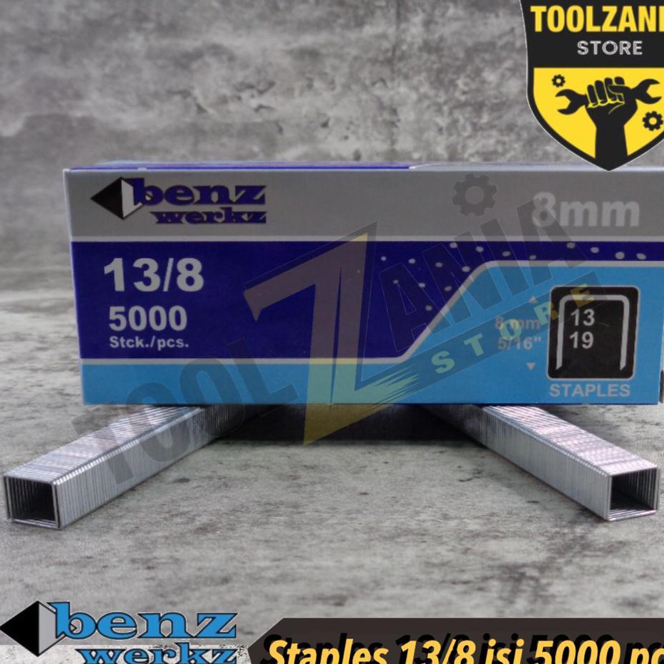 

READY STOK Isi staples tembak 8mm 138 tacker stapler R23 138 isi 5 pcs benz werkz 5pcs 138 DAN Isi staples tembak 8mm 138 tacker stapler R23 138 isi 5 pcs kodenki 5pcs 138
